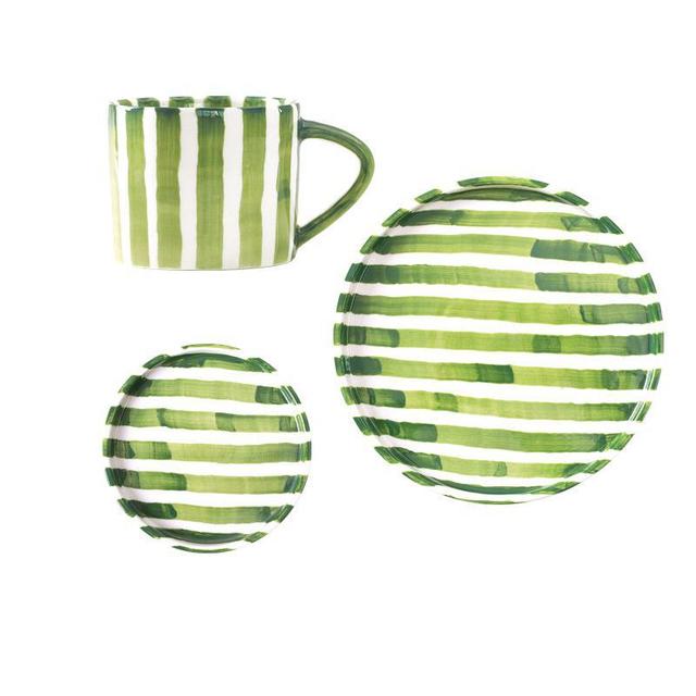 Bari Striped Coffee Mug Set