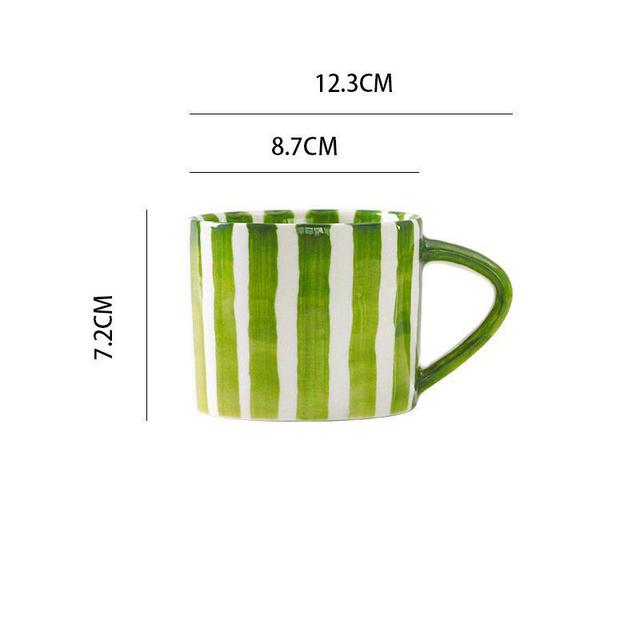 Bari Striped Coffee Mug Set